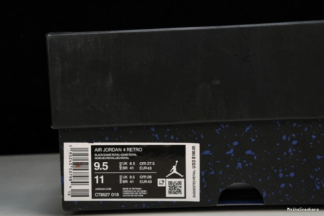 MaikeSneakers Game Retro CT8527-018 Black Jordan Royal 4 0704